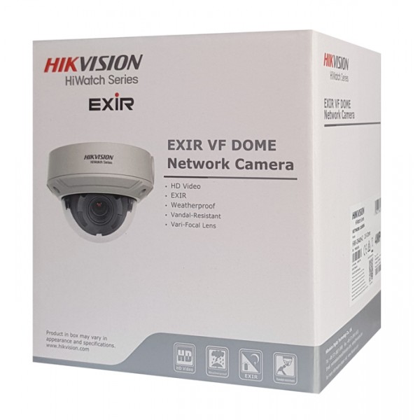 HIKVISION HIWATCH IP κάμερα HWI-D640H-Z, POE, 2.8-12mm, 4MP, IP67 & IK10