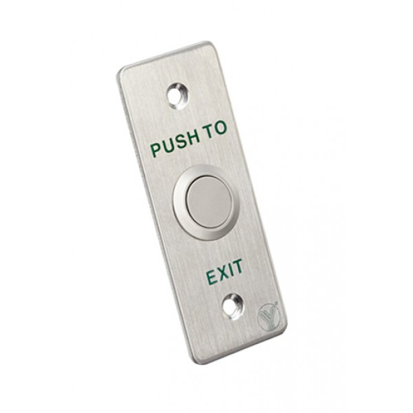 YLI ELECTRONIC χωνευτό μπουτόν PBK-814A, 35 x 90mm, 3Α, ασημί - Παρελκόμενα