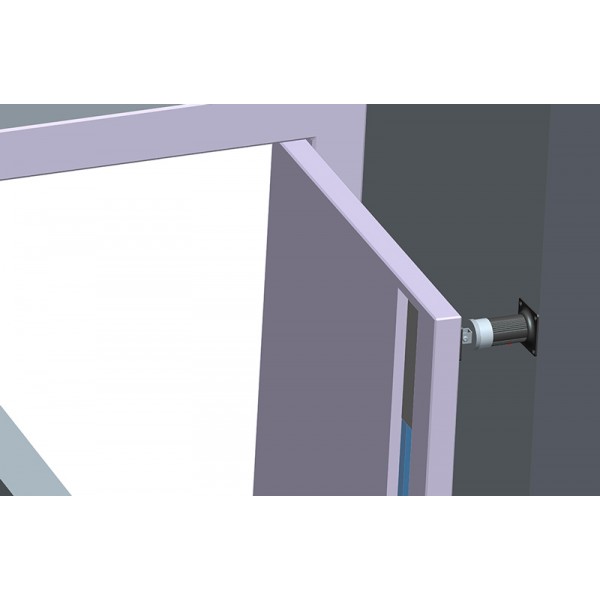 YLI ELECTRONIC επιτοίχια βάση συγκράτησης πόρτας YD-602L, 180kg - Παρελκόμενα