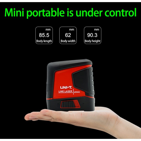 UNI-T γραμμικό αλφάδι laser LM570LD-II, με πράσινη δέσμη 2 ακτίνων - UNI-T