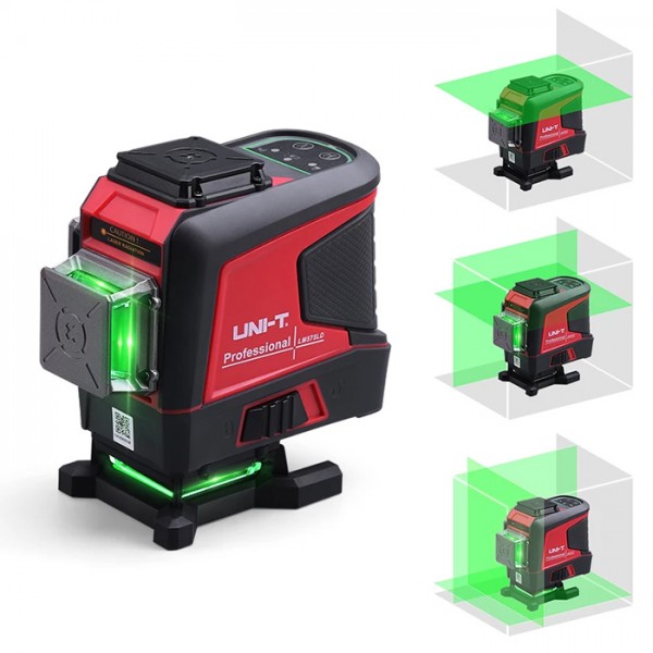 UNI-T γραμμικό αλφάδι laser LM575LD, με πράσινη δέσμη 12 ακτίνων 3D - UNI-T