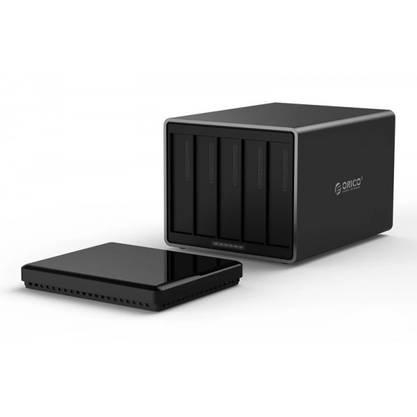ORICO NAS για 5x 3.5" HDD NS500RU3 USB 3.0, 5Gbps, έως 80TB, μαύρη - ORICO