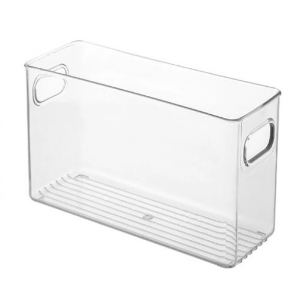 Δοχείο οργάνωσης ψυγείου HUH-0032, 26 x 15.5 x 9cm, διάφανο - UNBRANDED