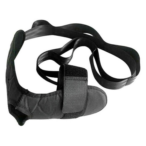 Ελαστικός ιμάντας για ασκήσεις Pilates/Yoga GYM-0022, 110cm, μαύρος - Είδη Γυμναστικής
