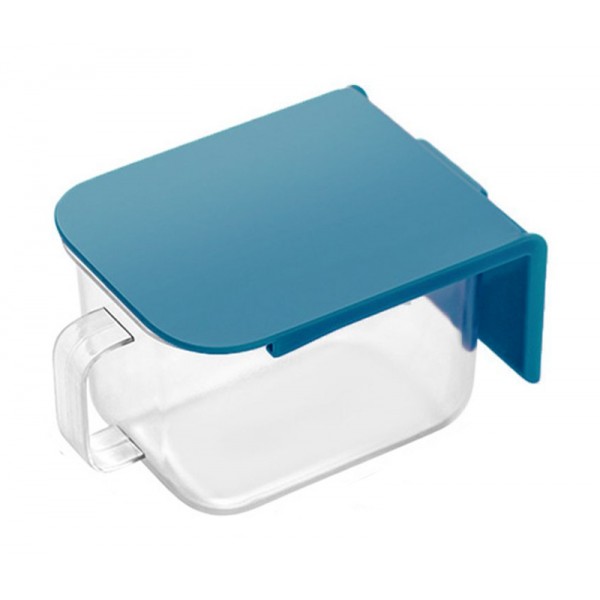 Δοχείο αποθήκευσης μπαχαρικών HUH-0052, με κουταλάκι, 420ml, μπλε - UNBRANDED