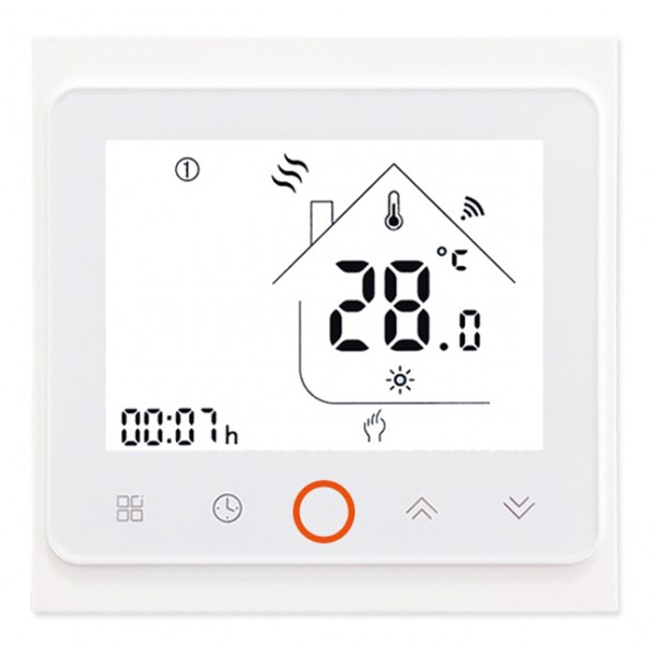 Smart θερμοστάτης αερίου BHT-002-GCLWDB, dual band WiFi, χωνευτός, λευκός - Ηλεκτρολογικός εξοπλισμός