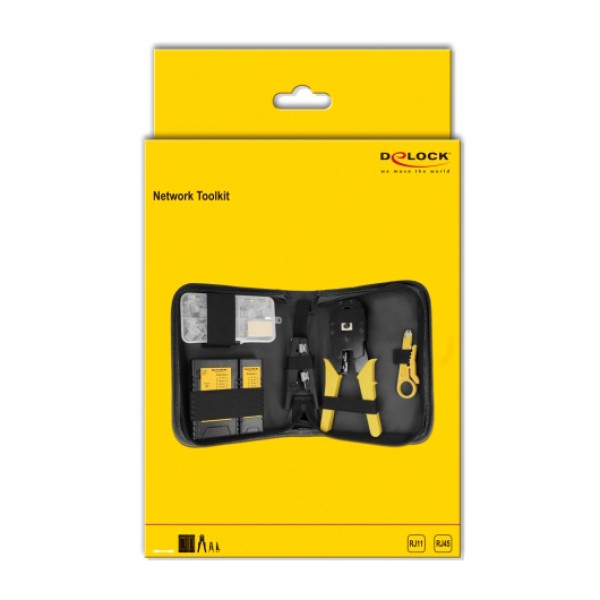 DELOCK σετ εργαλείων δικτύου 86696, για καλώδια RJ45 & RJ11 DELOCK σετ εργαλείων δικτύου 86696, για καλώδια RJ45 & RJ11