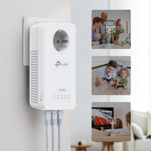 TP-LINK powerline ac WiFi TL-WPA8631P kit, AV1300 Gigabit, Ver. 3.0 - tp-link