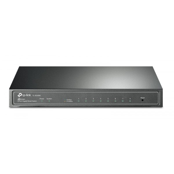 TP-LINK JetStream smart switch TL-SG2008, 8-Port Gigabit, Ver. 3.0 - Περιφερειακά