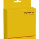DELOCK καλώδιο USB Type-C σε 4x DC 5.5 x 2.1mm 86802, 1m, μαύρο