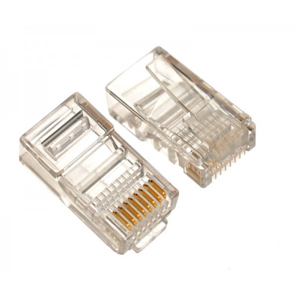 POWERTECH βύσμα RJ45 Cat 5e CAB-N087, 8p8cs , no metal, 50τμχ - Διάφορα Δικτύου
