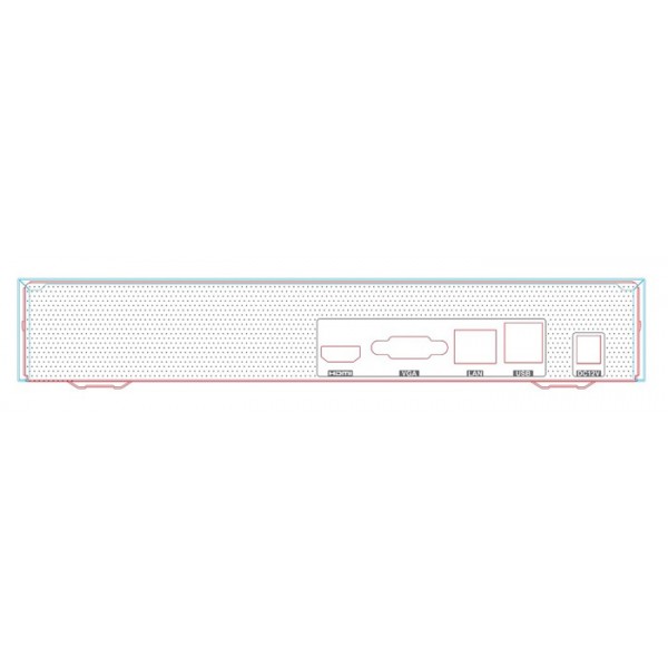 TVT NVR καταγραφικό TD-3104B1, H.265, 4 κανάλια - Καταγραφικά Συστήματα