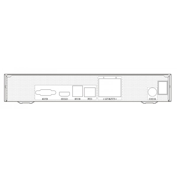 TVT NVR καταγραφικό TD-3104B1-4P, H.265, 4 κανάλια PoE - Καταγραφικά Συστήματα