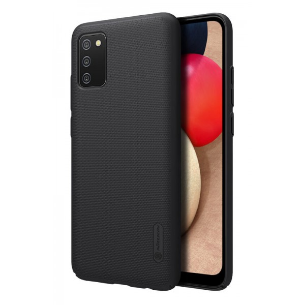 NILLKIN θήκη Super Frosted Shield για Samsung A025G/M/F/A02s, μαύρη - NILLKIN