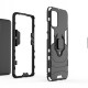 POWERTECH Θήκη Ring Armor MOB-1673 για Samsung A02s, μαύρη