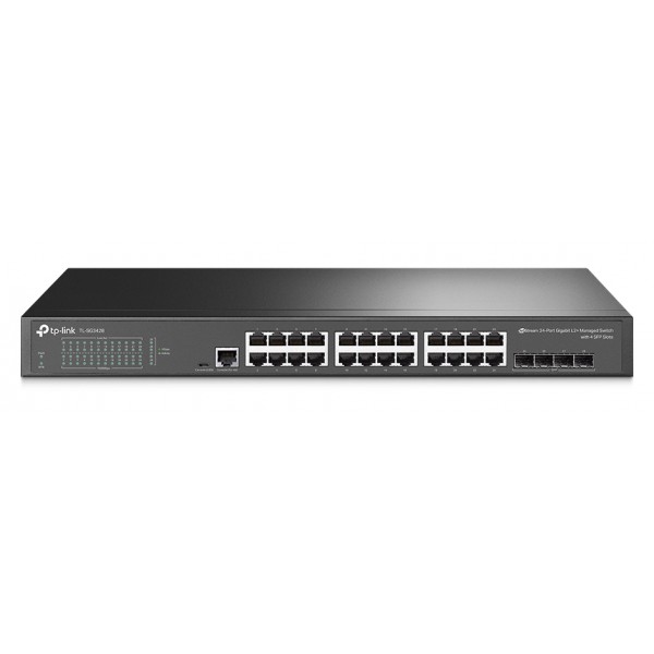 TP-LINK L2+ managed switch TL-SG3428, 24-Port Gigabit, 4x SFP, Ver. 2.0 - Δικτυακά