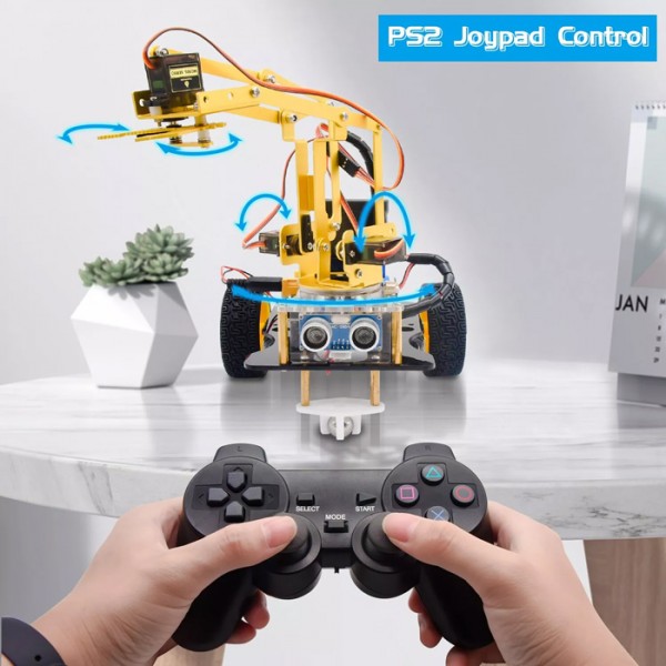 KEYESTUDIO 4DOF mechanical robot arm car kit KS0520, για Arduino - Σύγκριση Προϊόντων