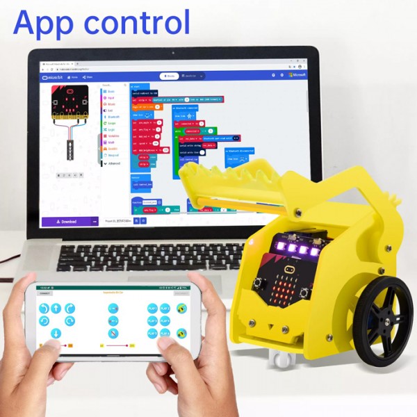 KEYESTUDIO desk bit mini car KS4026, για Micrο:bit STEM - Σπίτι & Gadgets