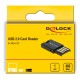 DELOCK USB card reader 91603 για κάρτες μνήμης micro SD, μαύρο