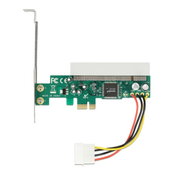 DELOCK κάρτα επέκτασης PCI Express σε PCI 32 Bit 5V 90062, Asmedia chip - Νέα & Ref PC