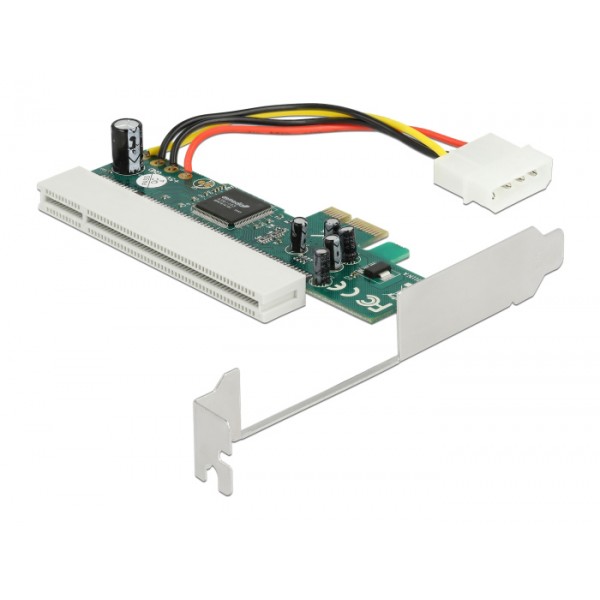 DELOCK κάρτα επέκτασης PCI Express σε PCI 32 Bit 5V 90062, Asmedia chip - Νέα & Ref PC