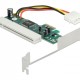 DELOCK κάρτα επέκτασης PCI Express σε PCI 32 Bit 5V 90062, Asmedia chip