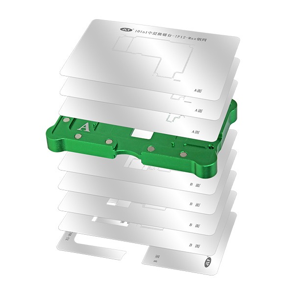 JLY βάση επισκευής motherboard BST-1023APLUS για iPhone, με BGA stencils - JLY
