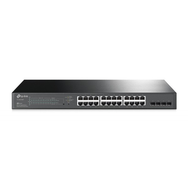 TP-LINK JetStream smart switch TL-SG2428P, 24-Port PoE+, 4x SFP, Ver 4.0 - tp-link