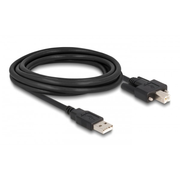 DELOCK καλώδιο USB σε USB Type B 87215, 3m, μαύρο - USB