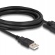 DELOCK καλώδιο USB σε USB Type B 87215, 3m, μαύρο