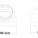 LONGSE IP κάμερα CMSBGC400, 2.8mm, 4MP, αδιάβροχη IP67, PoE