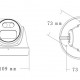 LONGSE IP κάμερα CMSAFG200WH, 2.8mm, 2MP, αδιάβροχη IP67, PoE