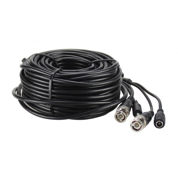 LONSGE καλώδιο BNC L20DB44, 26 AWG, 20m, μαύρο - CCTV