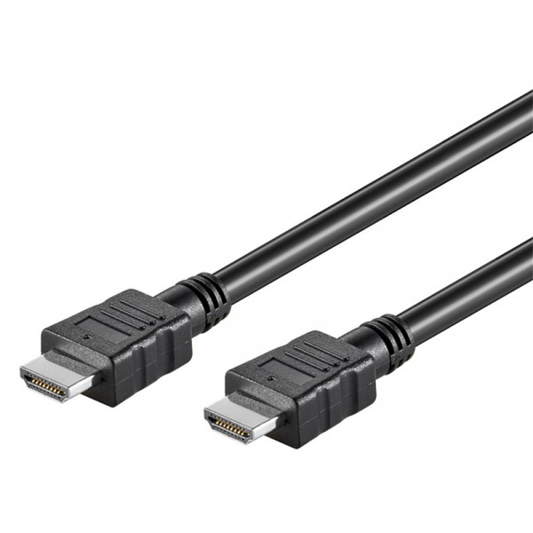GOOBAY καλώδιο HDMI 58444 με Ethernet, 4K/30Hz, 10.2Gbps, 7.5m, μαύρο - GOOBAY