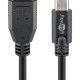 GOOBAY καλώδιο USB σε USB-C 73141, 15W, 5Gbps, 3m, μαύρο
