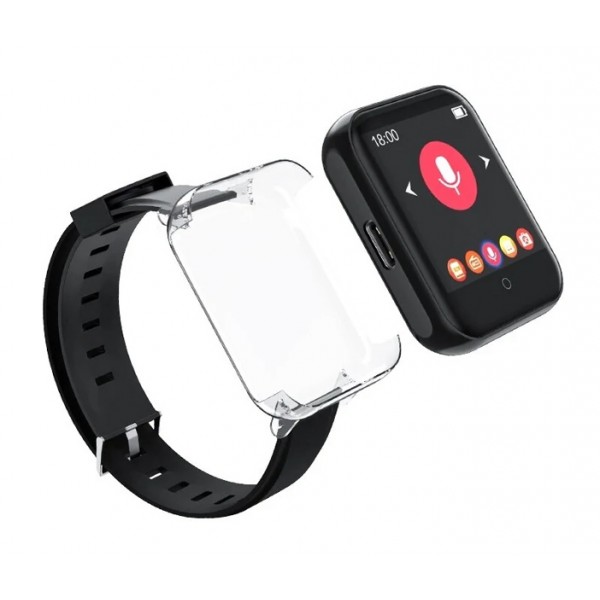 RUIZU MP3 player M8 με ηχείο, 1.54", 16GB, BT, ελληνικό μενού, μαύρο - MP3 - MP4 Players