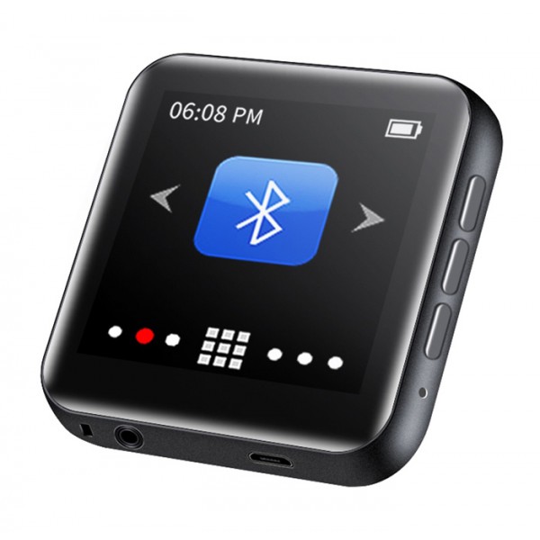 RUIZU MP3 player M4 με ηχείο, 1.8", 16GB, BT, ελληνικό μενού, μαύρο - MP3 - MP4 Players