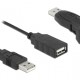 DELOCK αντάπτορας USB σε RS-232 DB9 61506 με καλώδιο USB, 0.8m, μαύρο