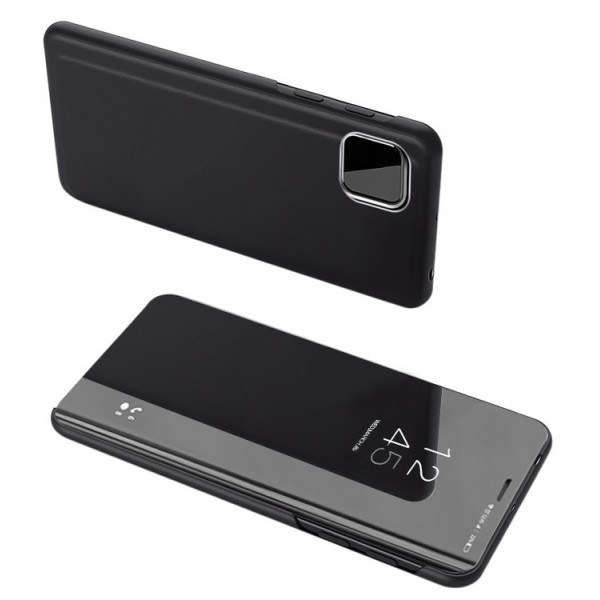 POWERTECH θήκη Clear view MOB-1706 για Xiaomi Mi 11, μαύρη - Powertech