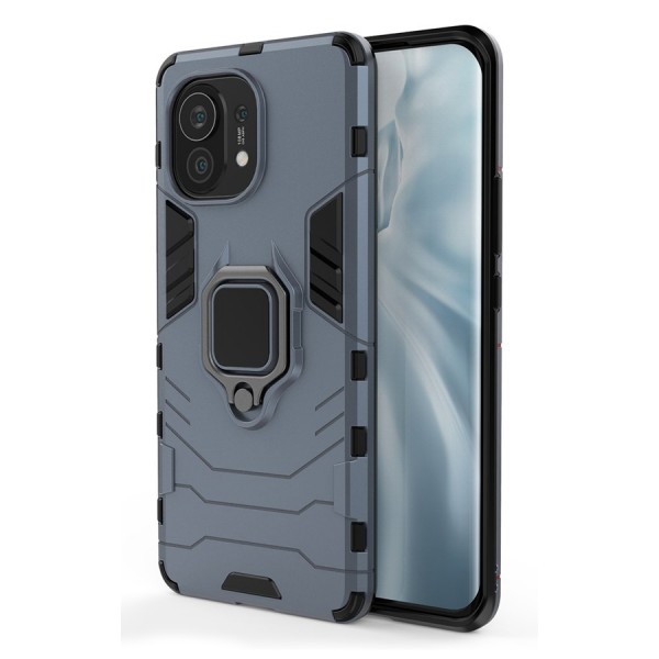 POWERTECH Θήκη Ring Armor MOB-1712 για Xiaomi Mi 11, μπλε - Powertech