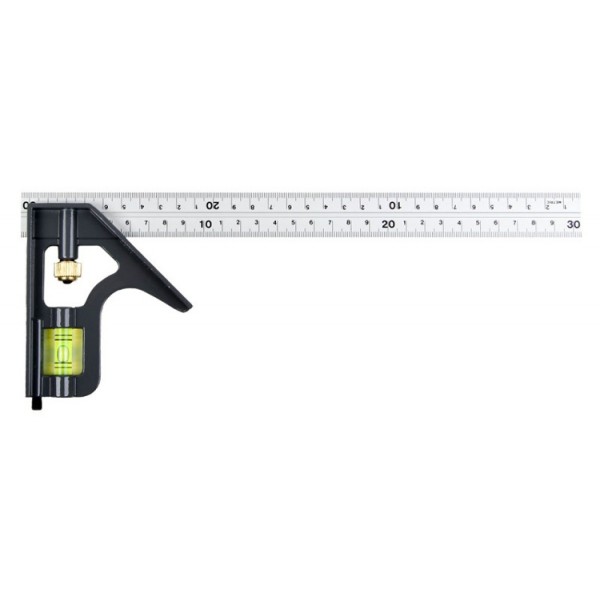 PROLINE γωνιόμετρο 21230 με αλφάδι, 30cm - PROLINE