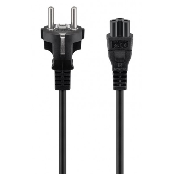 GOOBAY καλώδιο τροφοδοσίας 93586, 0.75mm², 1.8m, μαύρο - Τροφοδοσία