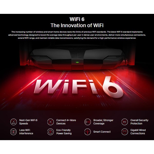 MERCUSYS router MR70X, Wi-Fi 6, 1800Mbps AX1800, Dual Band, Ver. 1.0 - Modem - Router