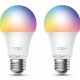 TP-LINK Smart λάμπα LED TAPO-L530E WiFi, 8.7W E27, 2500K-6500K RGB, 2τμχ