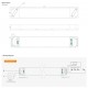 YSD τροφοδοτικό DC 100WUGP-12, 12VDC, 100W, 8.3A, IP20, dimmable