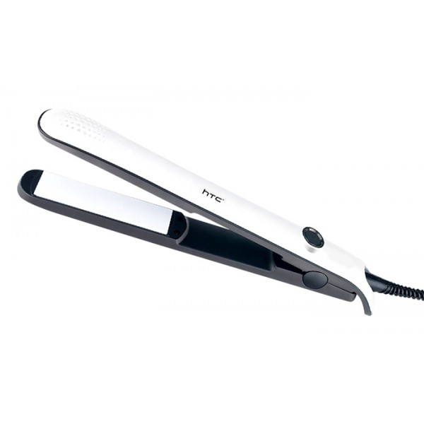 HTC ισιωτική μαλλιών JK-6016, 200°, 35W, λευκή-μαύρη - HTC