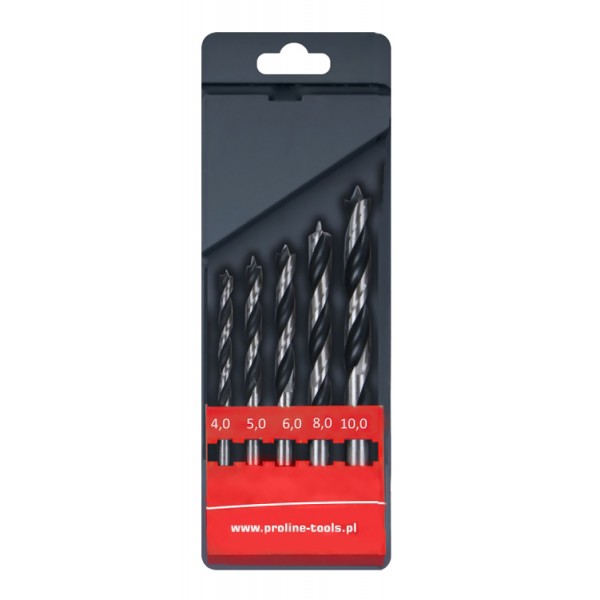 PROLINE σετ τρυπάνια για ξύλο 26295, 4.0-10.0mm, 5τμχ - PROLINE