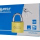 MEGA λουκέτο ασφαλείας 24263, 3x κλειδιά, μεταλλικό, 63mm