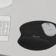 DELOCK mousepad 12040 με gel στήριγμα καρπού, 230 x 202mm, μαύρο DELOCK mousepad 12040 με gel στήριγμα καρπού, 230 x 202mm, μαύρο