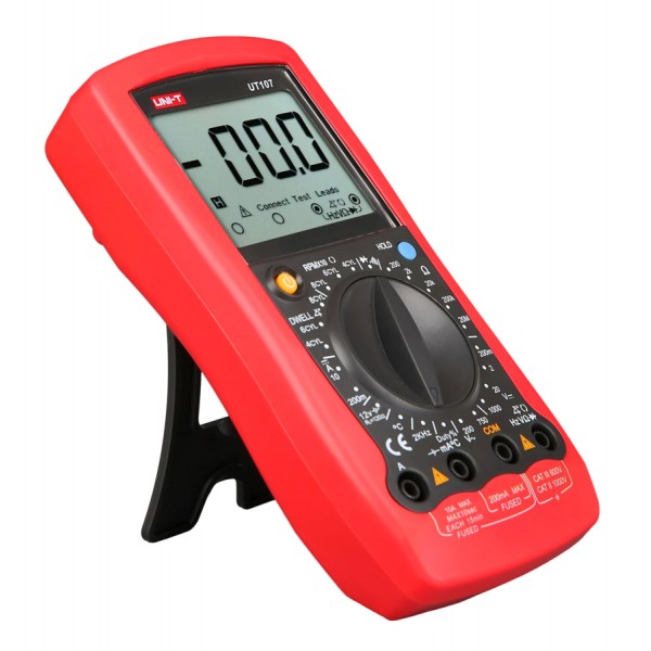 UNI-T ψηφιακό πολύμετρο αυτοκινήτων UT107, RPM/Dwell, test μπαταρίας - UNI-T